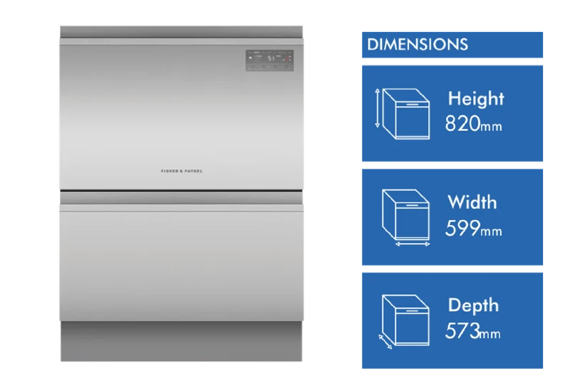 Fisher & Paykel Series 7, Contemporary Double DishDrawer Dishwasher