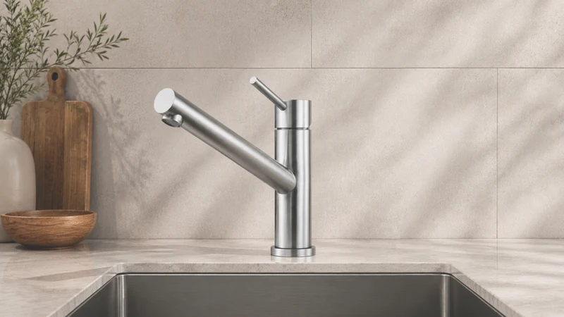 Franke Orbit Non Pull-Out Sink Mixer, Stainless Steel