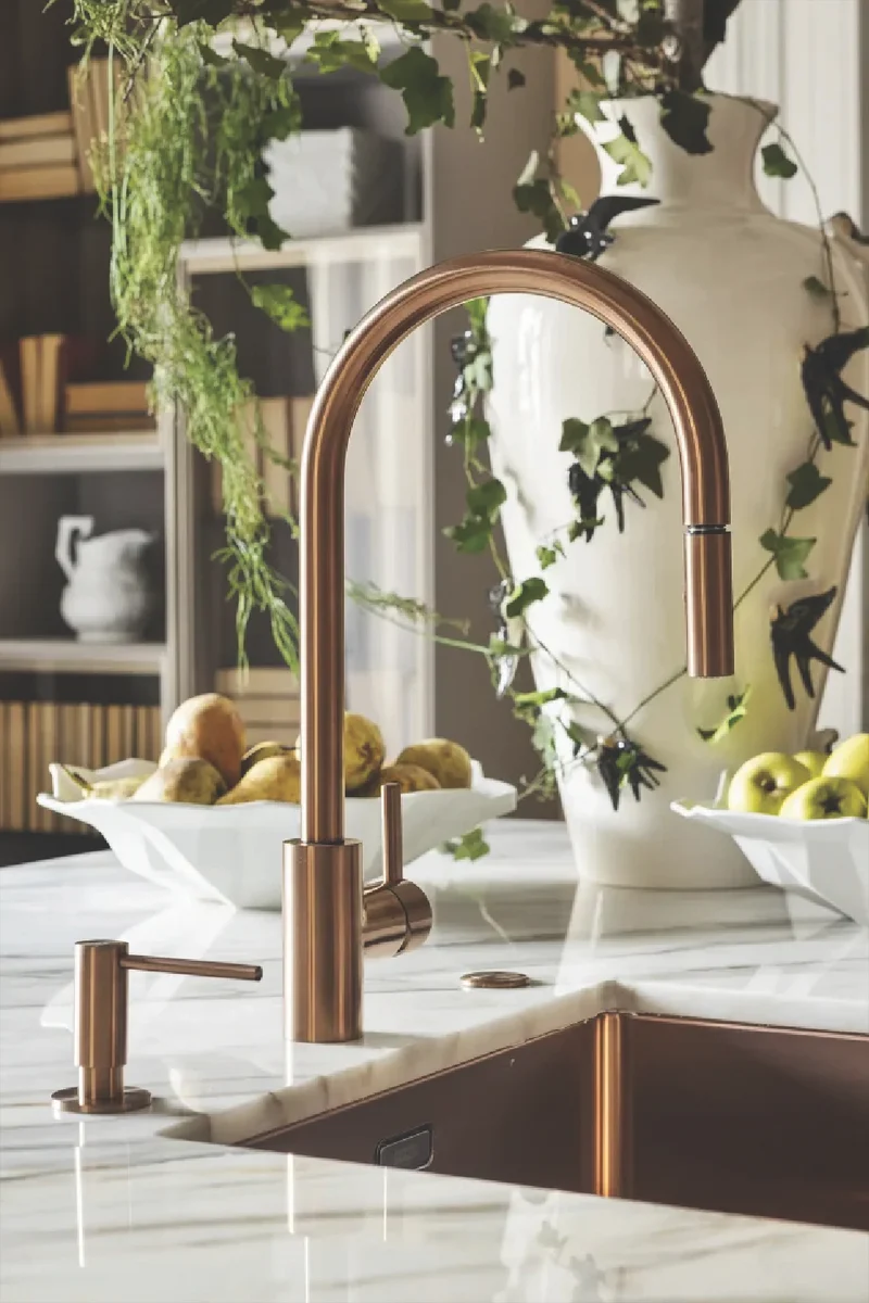 Franke Eos Neo Pull Out Tap, Copper