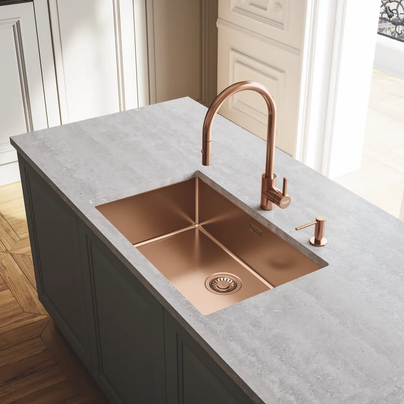 Franke Eos Neo Pull Out Tap, Copper