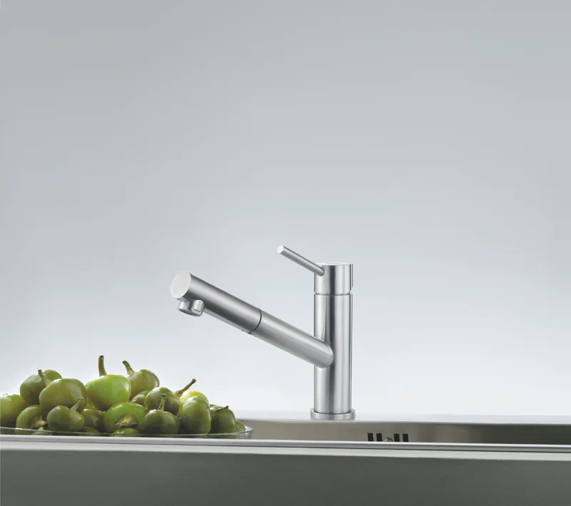 Franke Orbit Pull-Out Sink Mixer, Stainless Steel