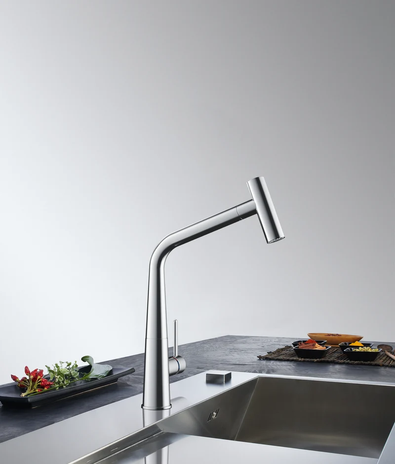 Franke Icon Pull Out Tap, Chrome
