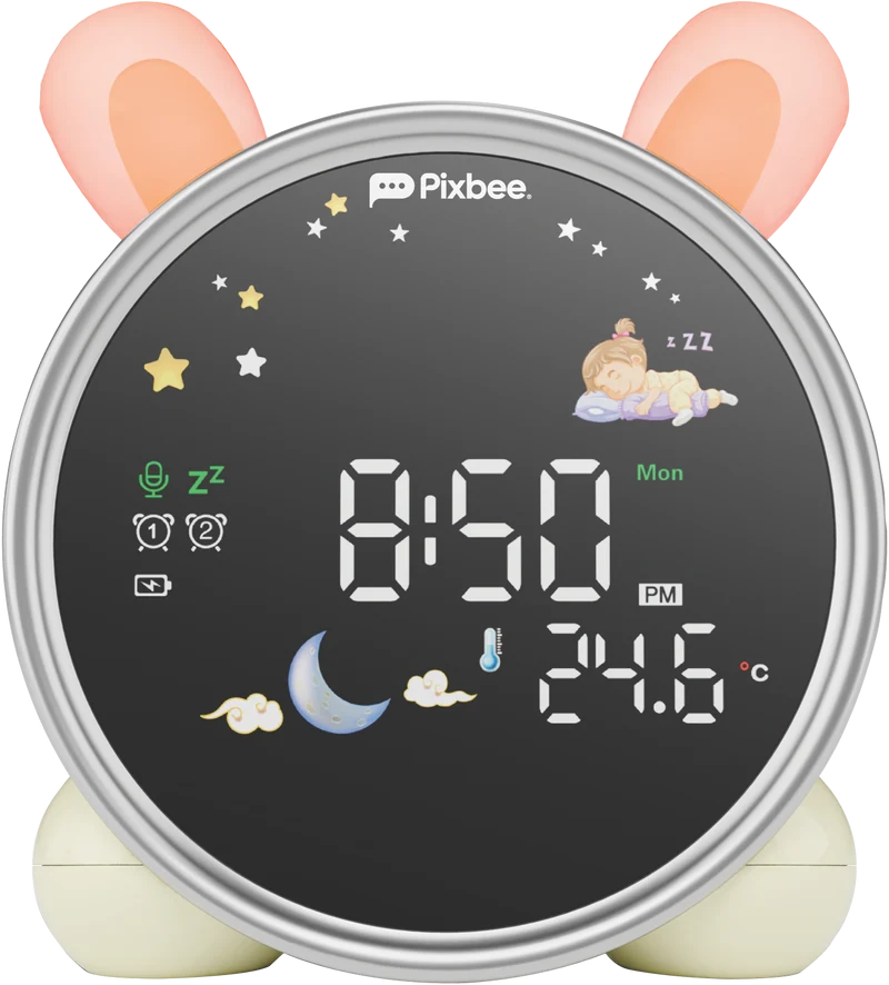 Pixbee Glow Sleep Training Light and Alarm Clock