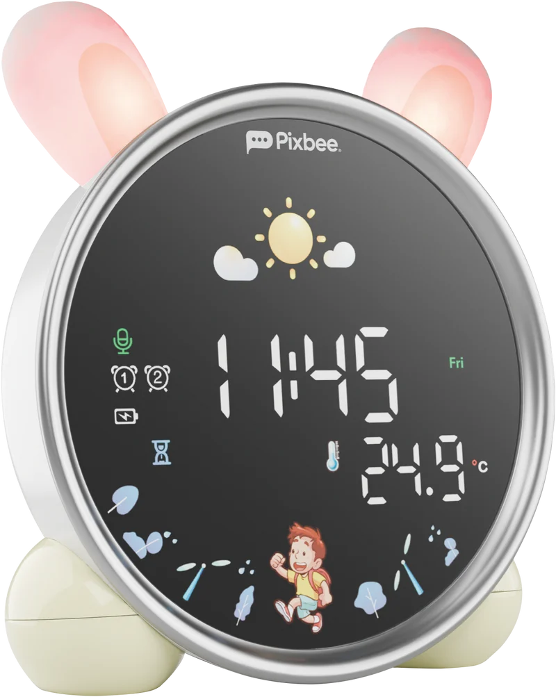 Pixbee Glow Sleep Training Light and Alarm Clock