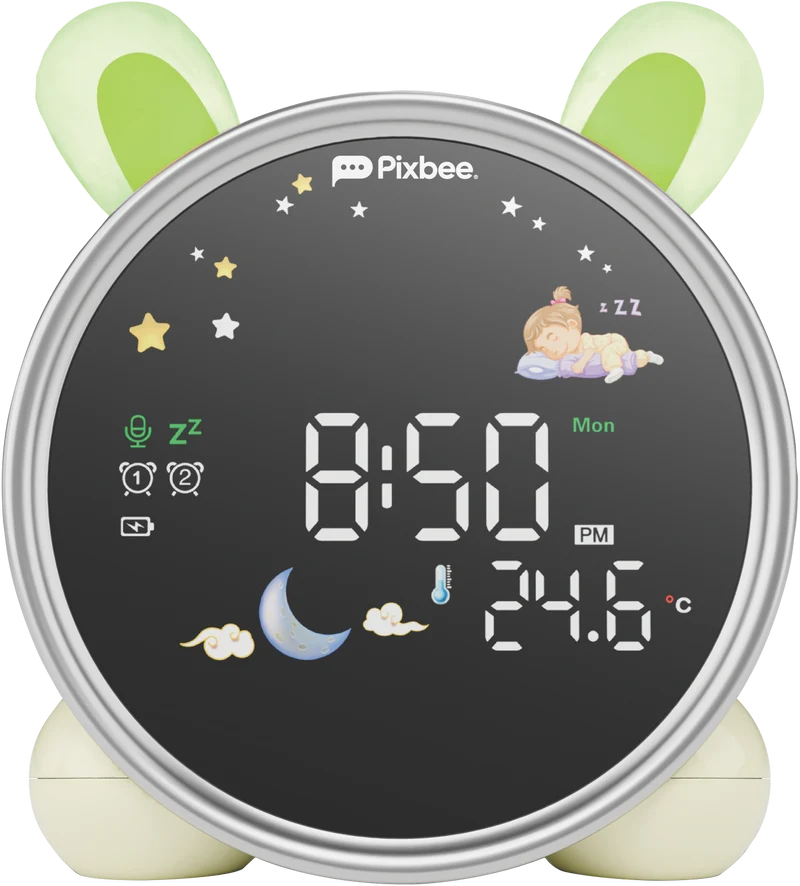 Pixbee Glow Sleep Training Light and Alarm Clock