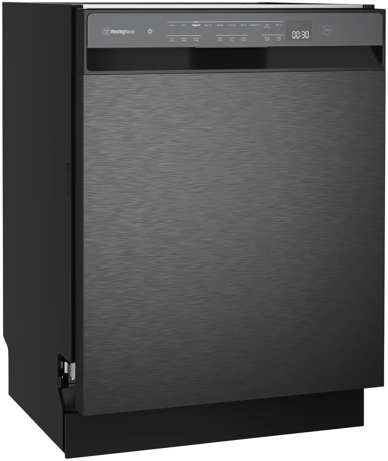 Westinghouse 60cm Dark Stainless Steel 15 Place Built Under Dishwasher