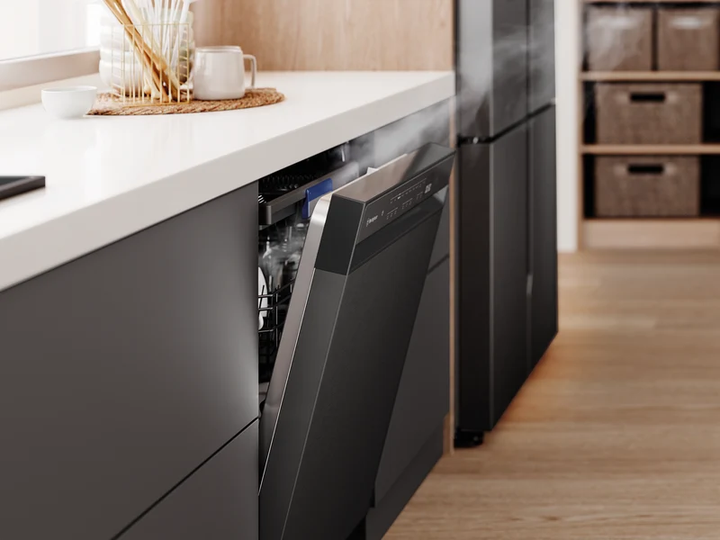 Westinghouse 60cm Dark Stainless Steel 15 Place Built Under Dishwasher