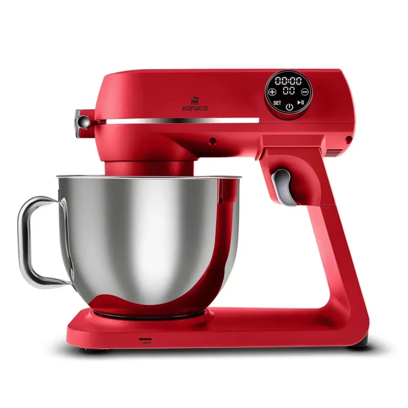 Karaca Multichef Artisan Digitale Anzeige 7 Liter Gusseisen Standmixer Rot 1800W