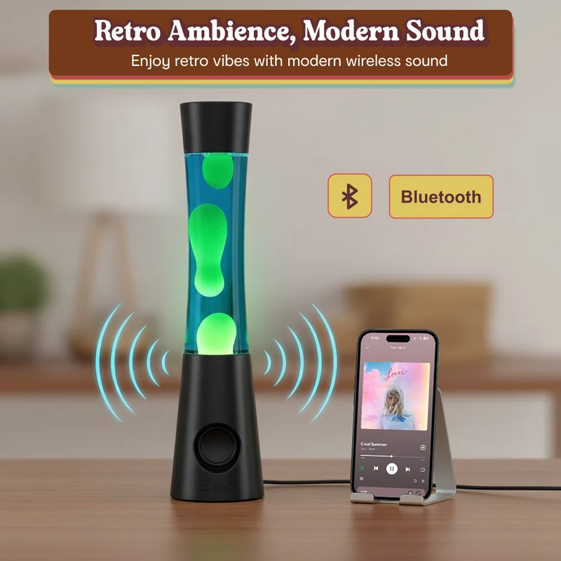 Laser Lava Lamp Speaker