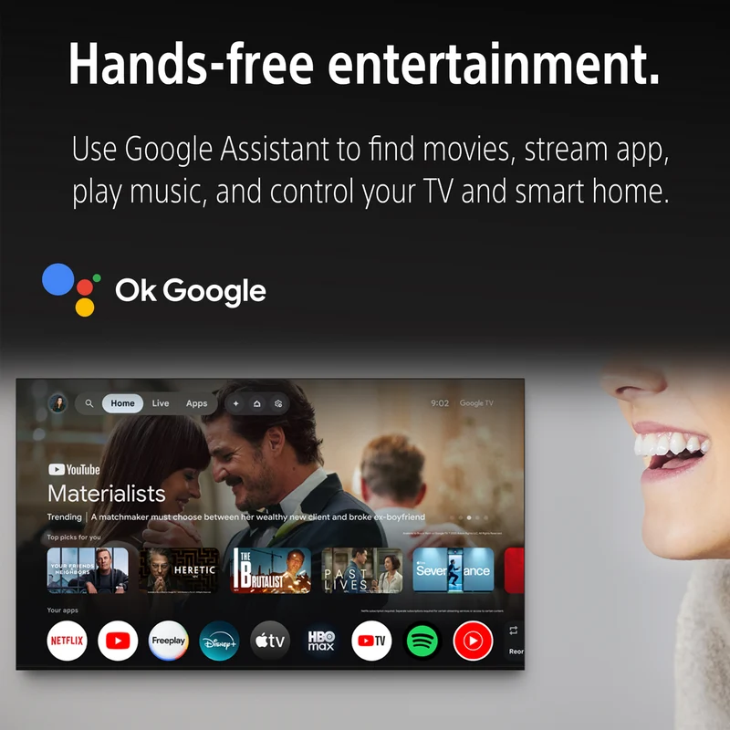 Sony 65" BRAVIA 3 II 4K HDR AI Google TV with Gemini 2026