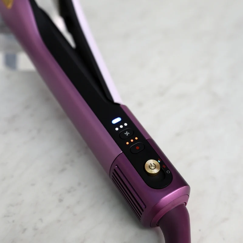 Shark SilkiPro Straight Wet To Dry Hair Straightener Plum Satin