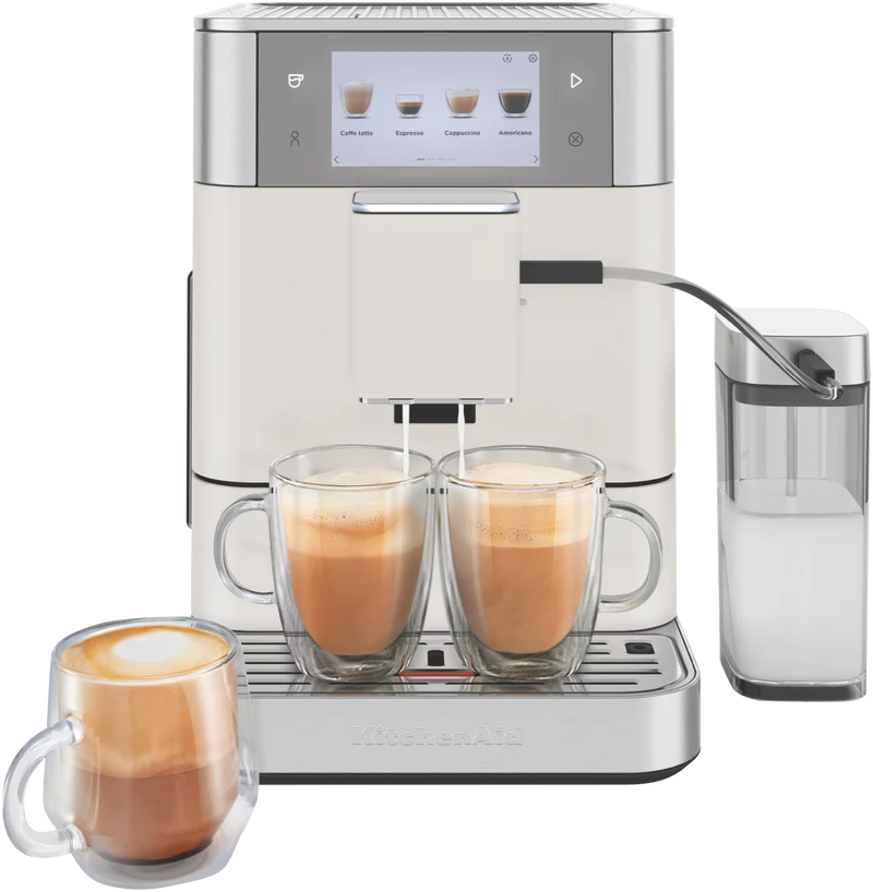 KitchenAid Fully Automatic Espresso Machine With Milk Container Porcelain