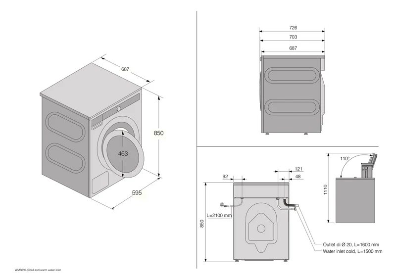 ASKO 11kg Logic Front Load Washer