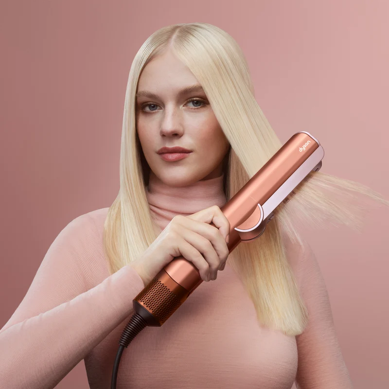 Dyson Airstrait Amber Silk And Pink Champagne