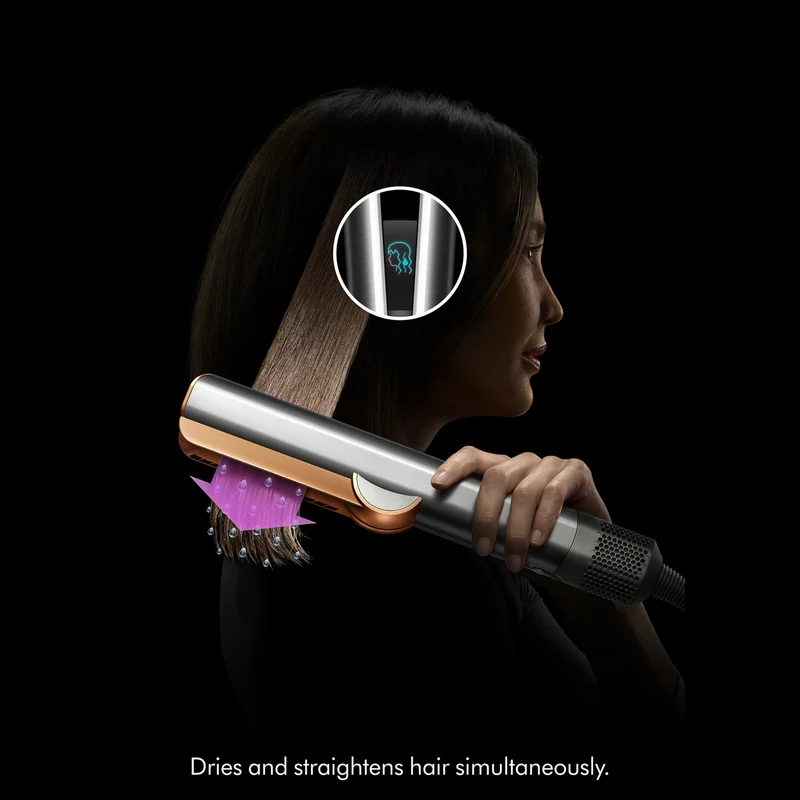 Dyson Airstrait Amber Silk And Pink Champagne
