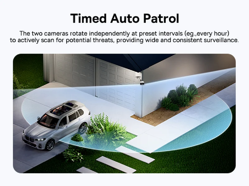 Baseus X1 Pro 3K Dual Lens Solar-Powered Security Camera