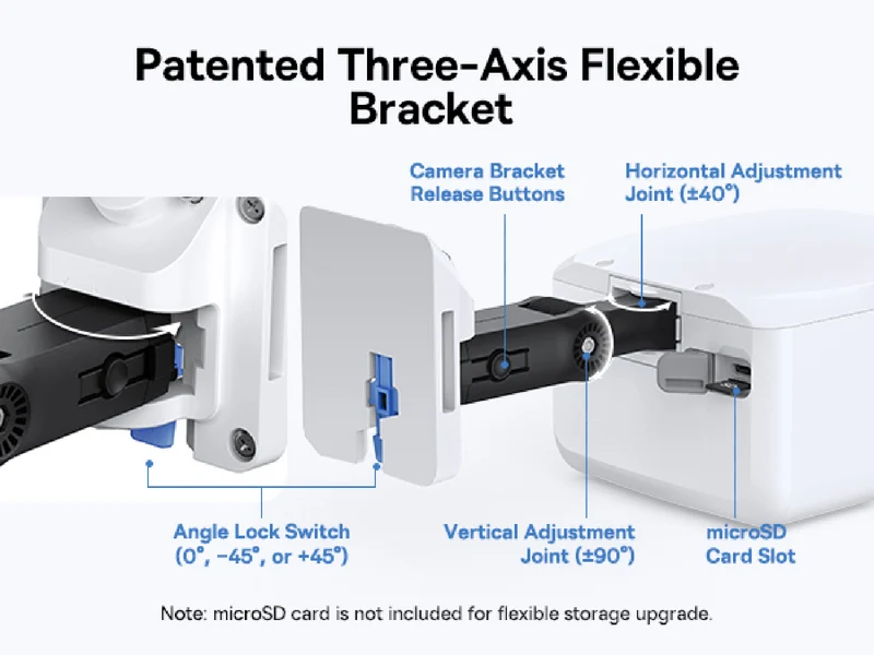 Baseus S2 4K Solar-Powered Outdoor Security Camera