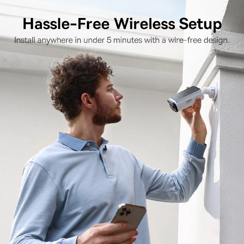 Baseus S1 Lite 2K Solar-Powered Security Camera