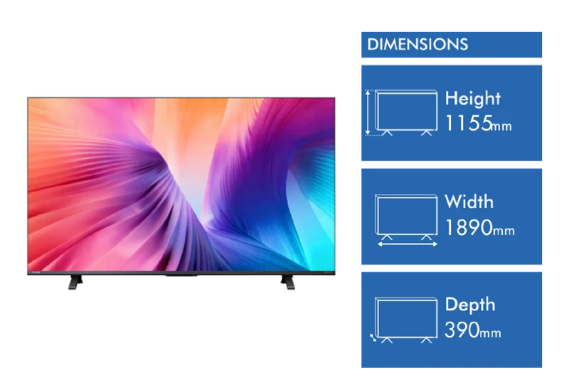 Toshiba 85" Z670 4K QD TV 144Hz 2026