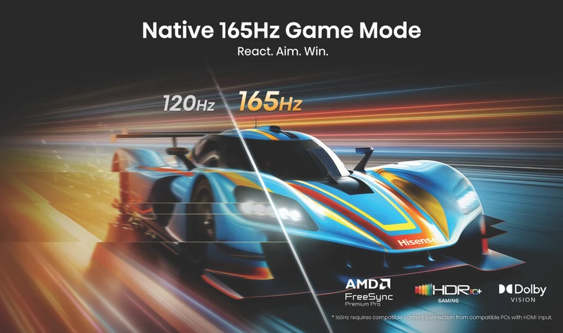 Hisense 85" U85AU 4K ULED MiniLED Hi-QLED 165Hz Smart AI TV 2026