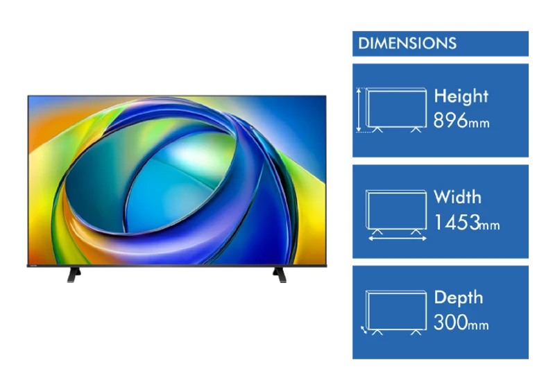 Toshiba 65" C350 4K Smart TV 2026