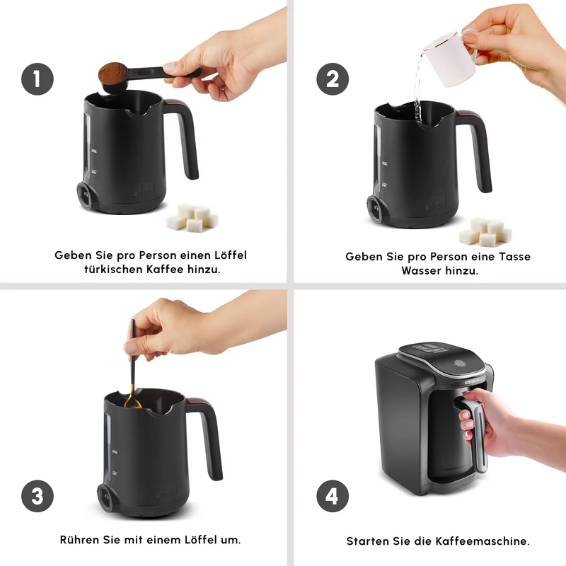 Karaca Hatır Neo Türkische Kaffeemaschine – Silber