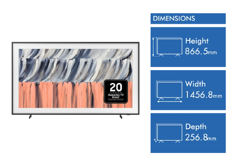 Samsung 65" LS03H The Frame QLED 4K Smart TV 2026