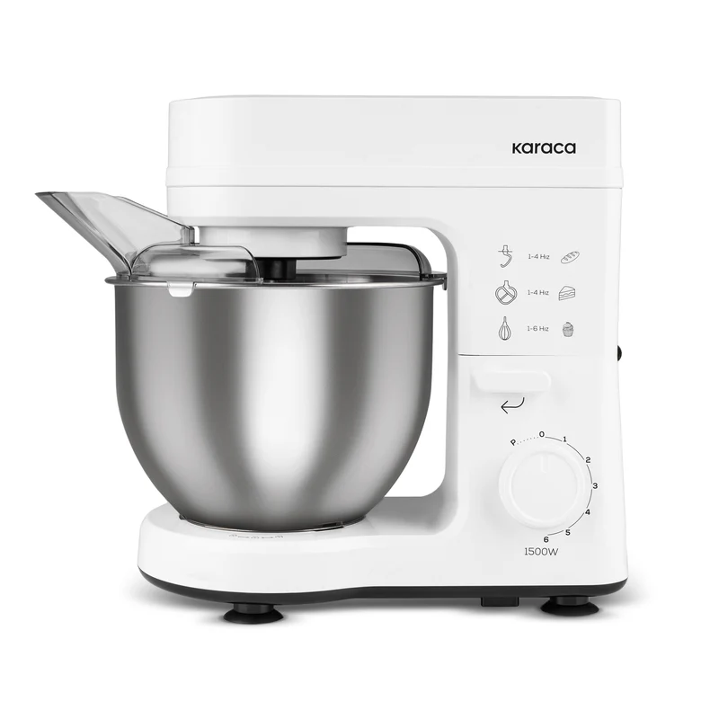 Karaca Maestrochef Stella Küchenmaschine Weiß 1500W 5L