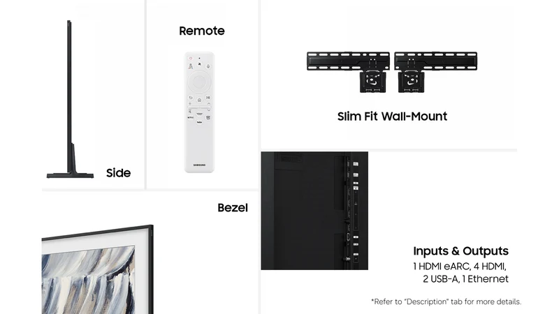Samsung 85" LS03H The Frame QLED 4K Smart TV 2026