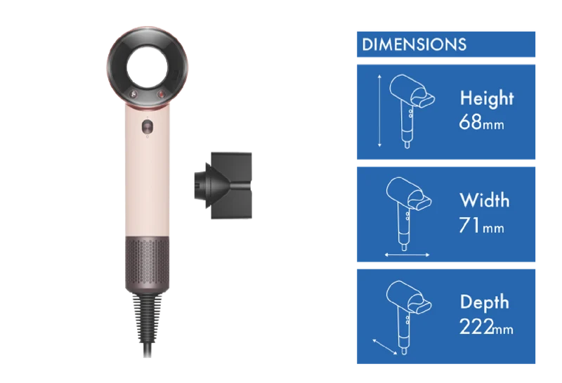 Dyson Supersonic Travel Hair Dryer Ceramic Pink / Rose Gold