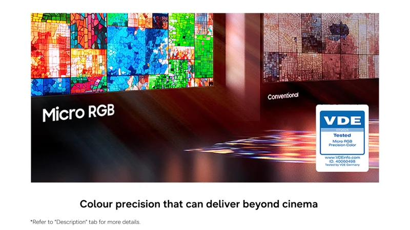 Samsung 55" MICRO RGB R85H 4K Smart AI TV 2026