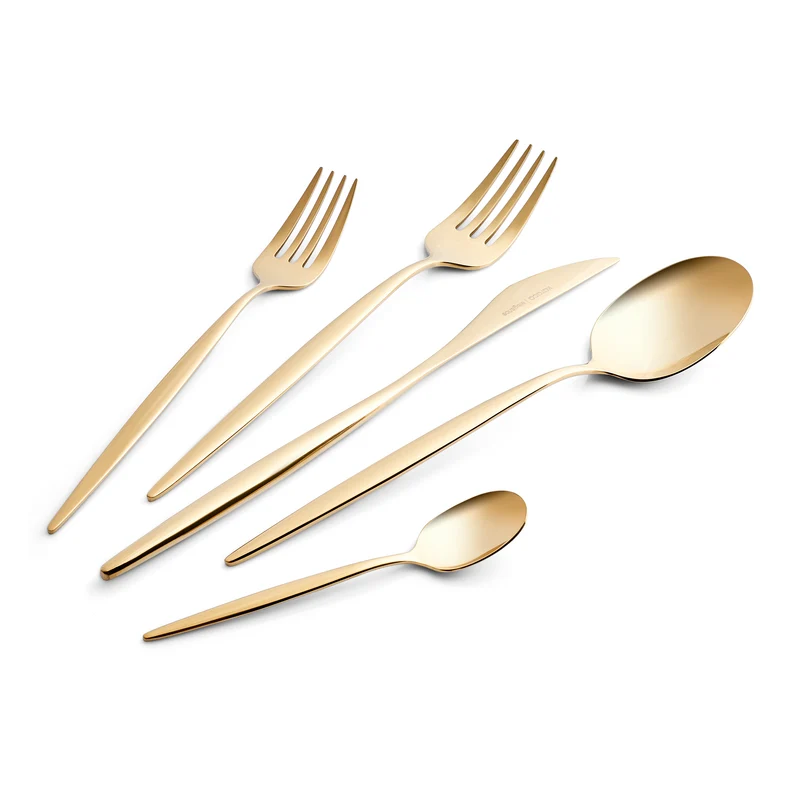 Karaca Lızbon Gold 6-Personen 30-teiliges Besteckset
