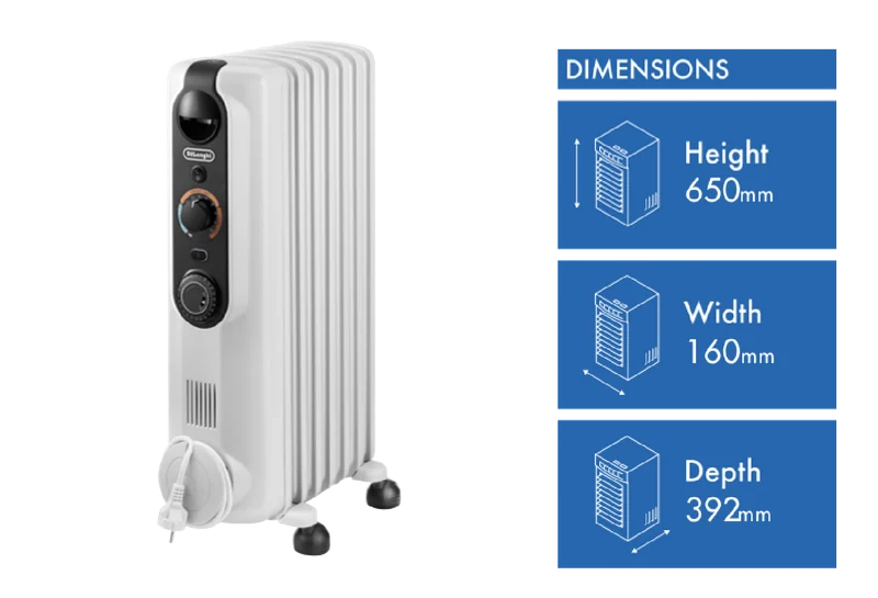 DeLonghi 1500W RadiaS Easytronic Oil Column Heater