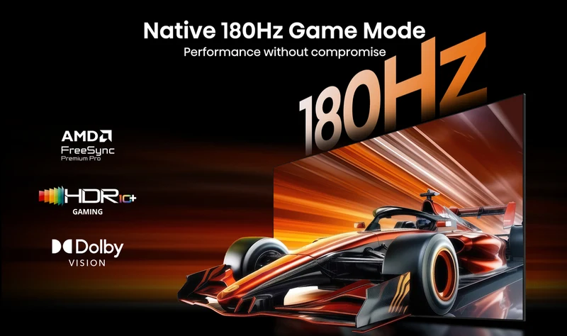 Hisense 75'' UR8SAU 4K RGB MiniLED 180Hz Smart AI TV 2026
