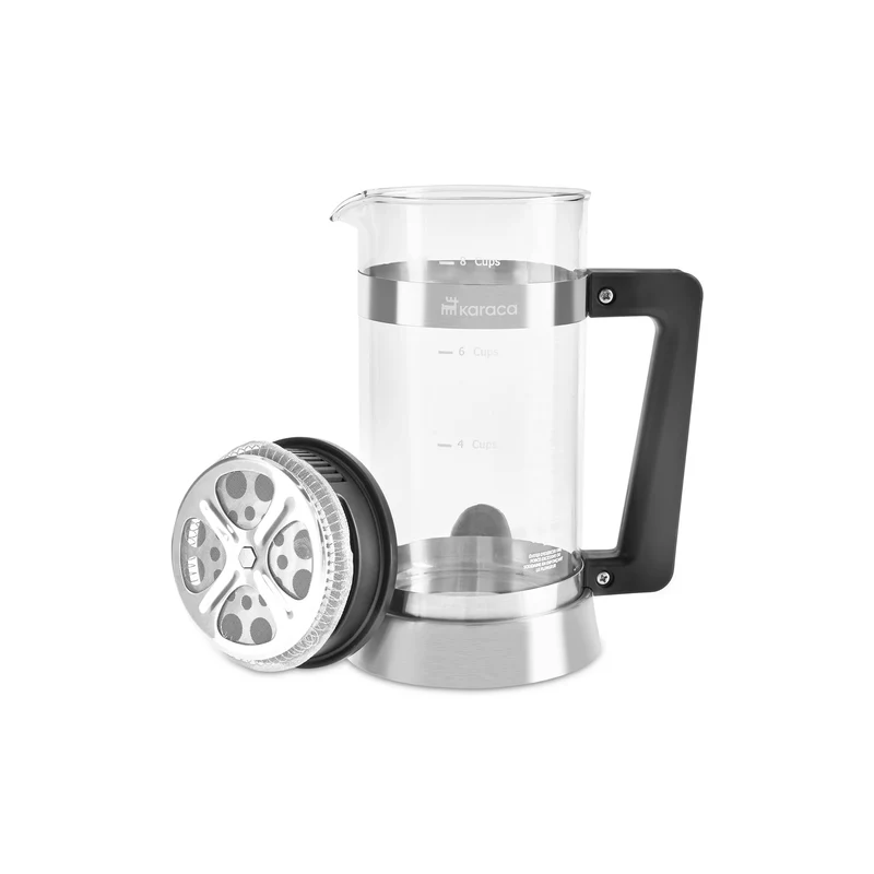 Karaca Cavira Borosilikat Glas French Press, 1000 Ml