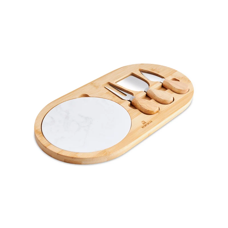Karaca Cheesekit Bambus Schneideset, Farblos
