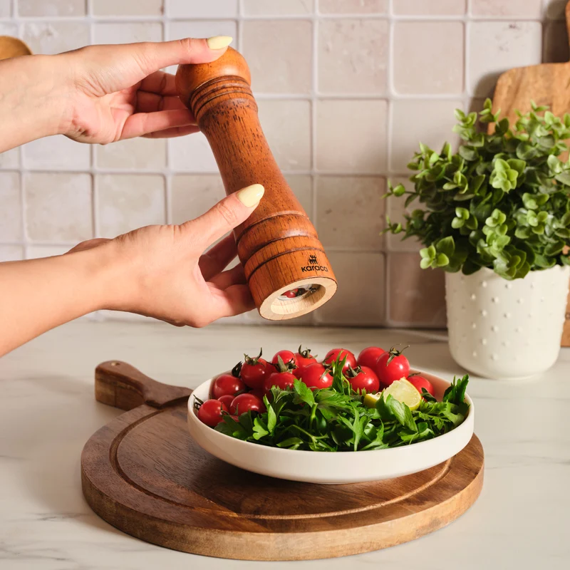 Karaca Naturegrind Holz Gewürzmühle