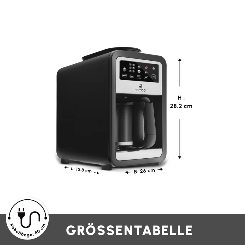 Karaca Grindbrew Pro Filterkaffeemaschine