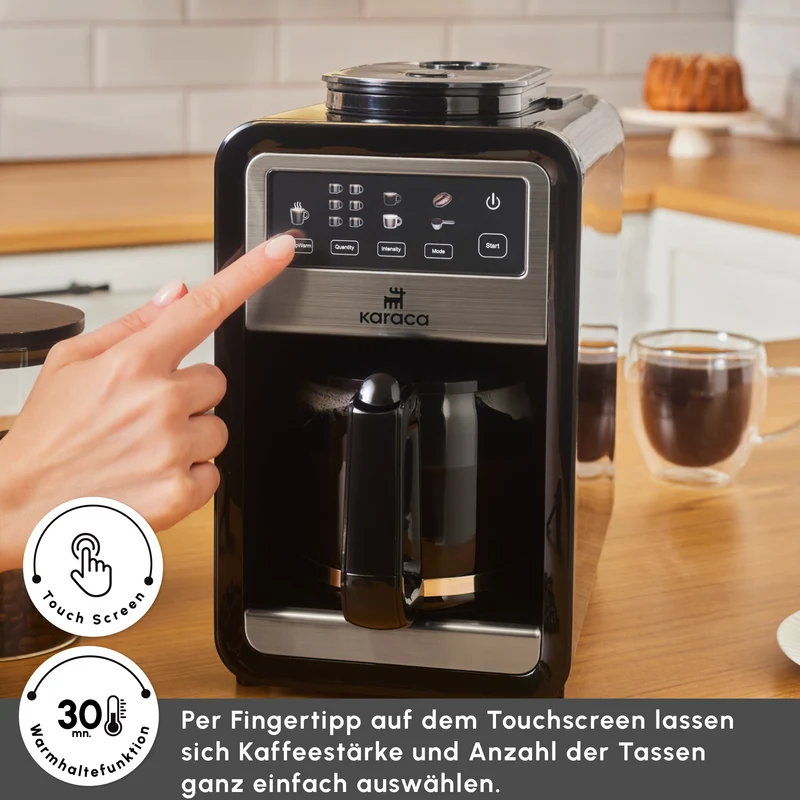 Karaca Grindbrew Pro Filterkaffeemaschine