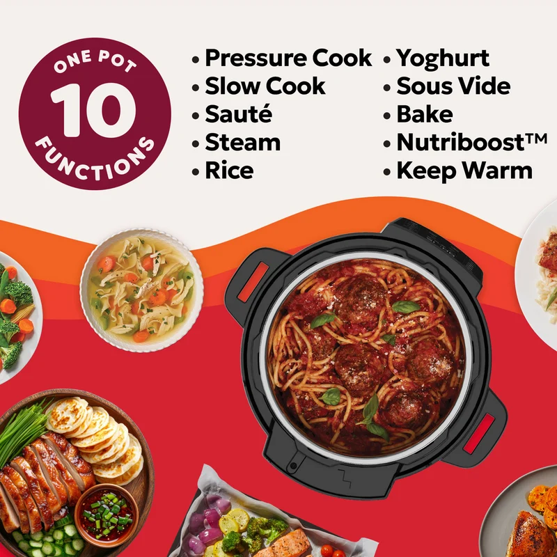 Instant 5.7 Litre Pro Max Black Multi Cooker