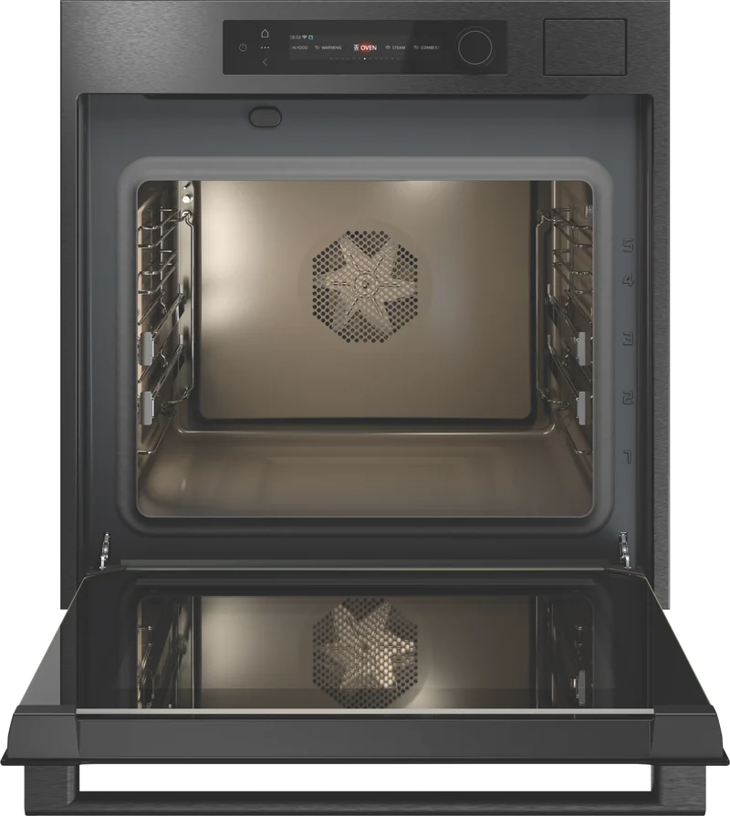 ASKO Craft Frame 60cm Combi Steam Oven, Black Steel