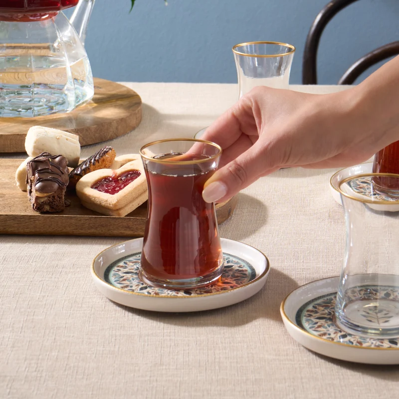 Karaca Clara Teeset, 12-teilig, für 6 Personen
