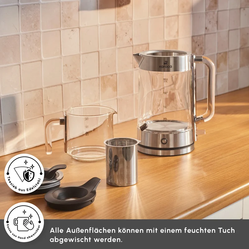 Karaca Luma Glas-Teemaschine