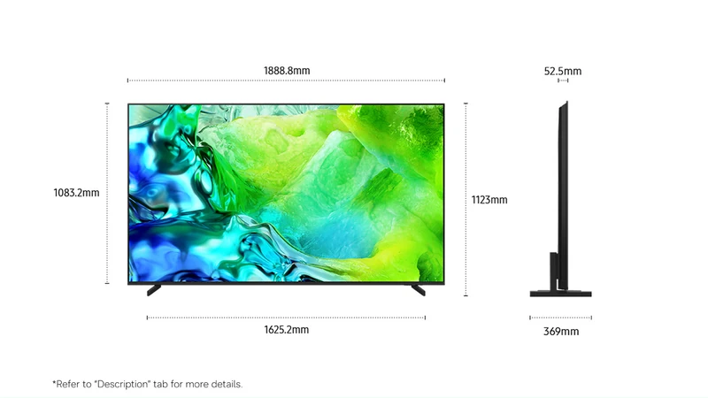 Samsung 85" QN80H NEO QLED 4K Mini LED Smart AI TV 2026