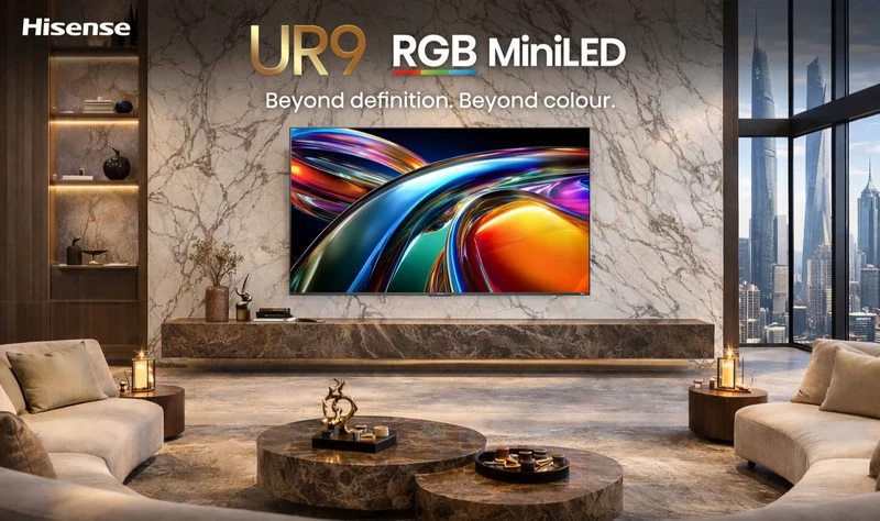 Hisense 65" UR9SAU RGB 4K MiniLED 170Hz TV 2026