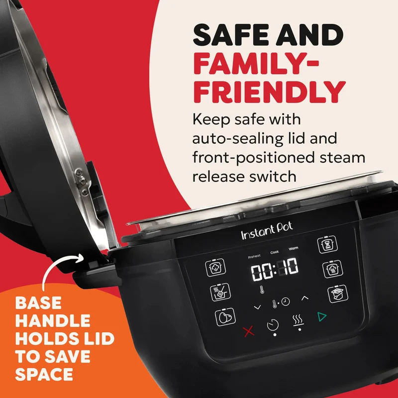 Instant 3.8 Litre Rio Mini Black Multi Cooker