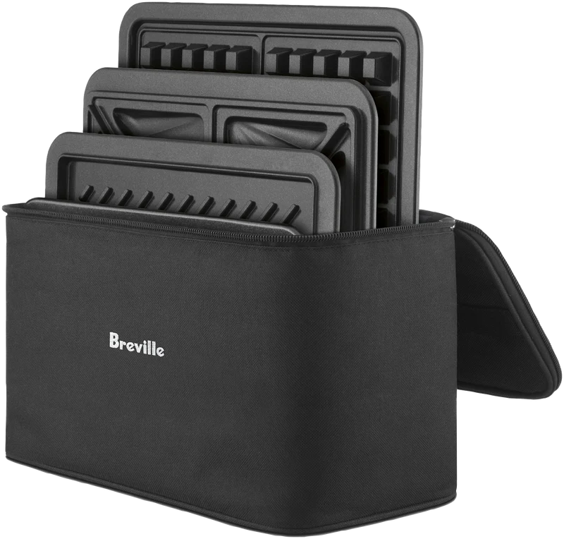 Breville The Switch & Press 3-in-1 Waffle, Jaffle & Grill