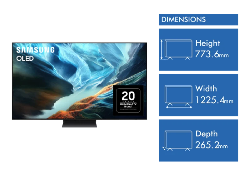 Samsung 55" OLED S90H 4K Smart AI TV 2026