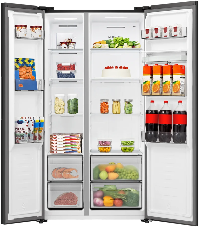 Hisense 541L Side by Side Refrigerator
