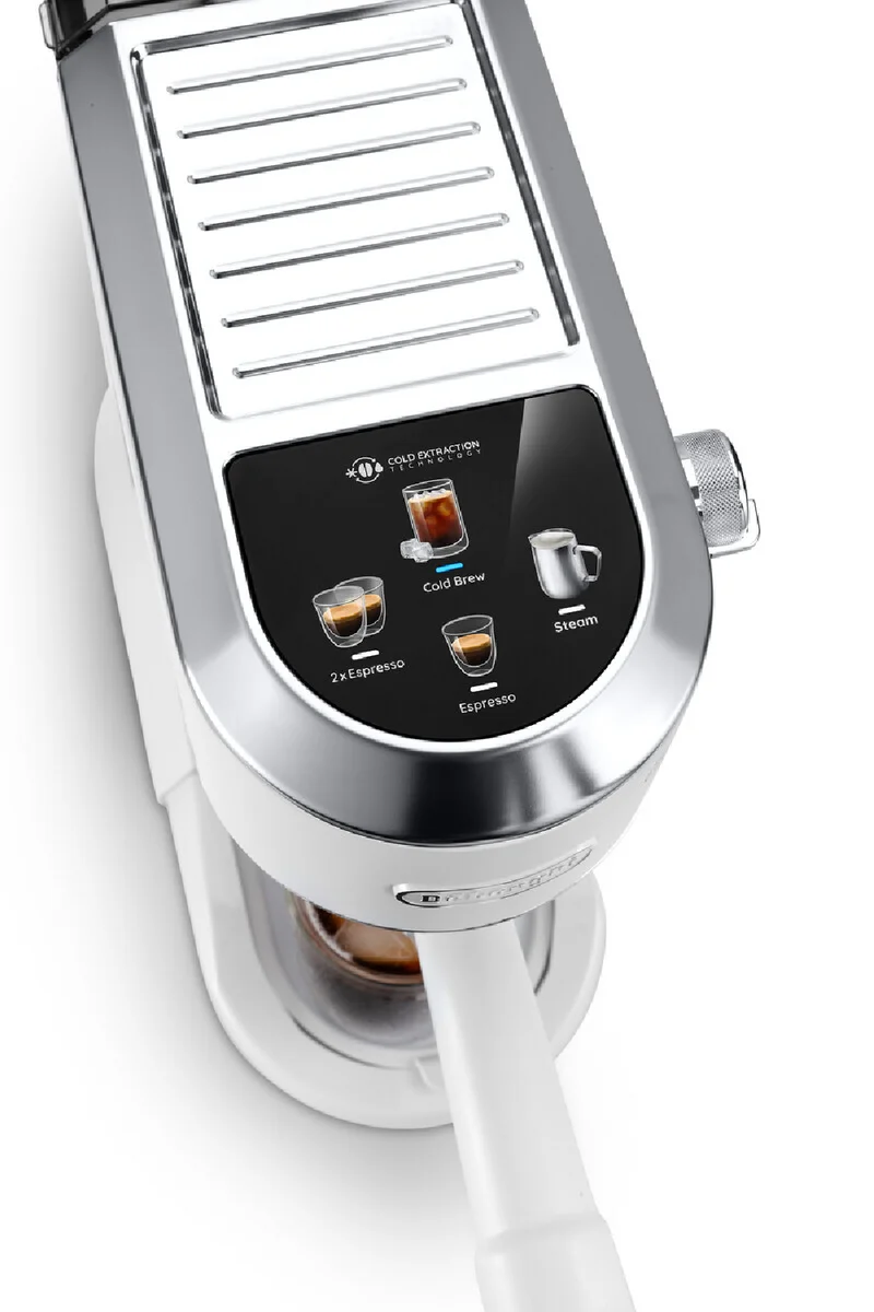 DeLonghi Dedica Duo With Cold Brew Coffee Machine White